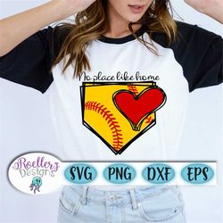 baseball svg, softball svg, no place like home svg, baseball mom svg, softball mom svg, cut file, shirt design, cricut,