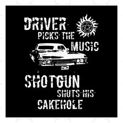 driver picks the music shotgun shutshis cakehole svg, vehicle svg, cakehole svg, music svg, driver svg, transport svg, v