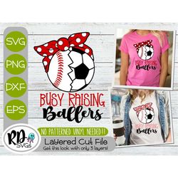 baseball svg, soccer svg, baseball bandana svg, bandana svg, busy raising ballers svg, baseball mom svg, soccer mom svg,