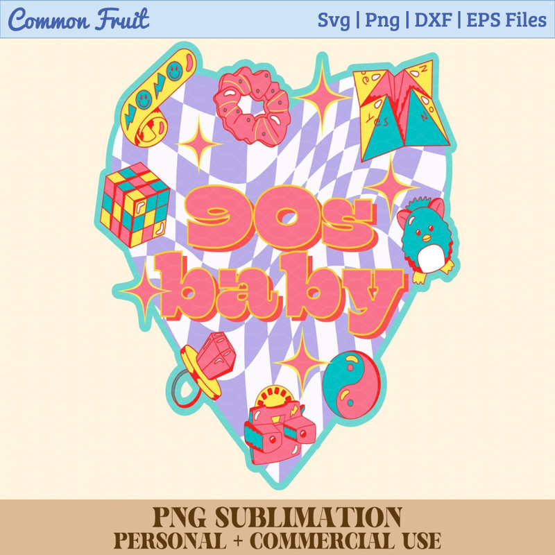 90's Clipart, 90s Baby Png, 1990, 90s Party, Retro 90s, Neon, Digital Graphics, Sublimation, 90s Toys, Scrunchies, Troll Doll, Toys, PNG - 1.jpg