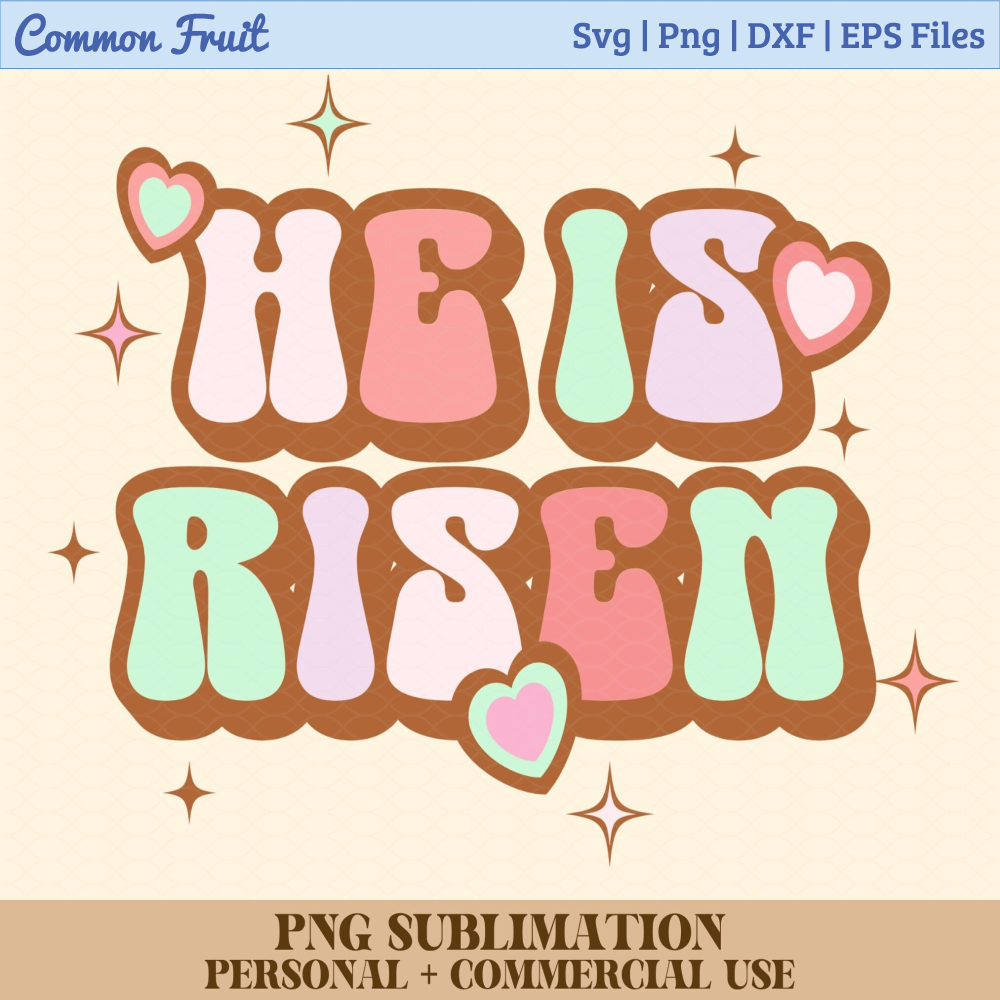 He is Risen Png, Retro Png,Happy Easter Sublimation Digital Design Download, Christian Bible Verse Png, Christian Easter, Spring Png Designs - 1.jpg