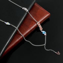 Disney Stitch Cartoon Necklace Girl Anime Pendant Fashion Jewelry Necklace