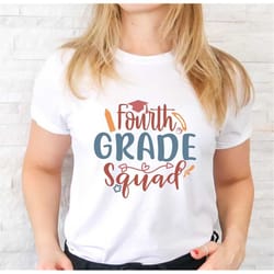 4th grade squad t-shirts, funny teacher shirt, teacher shirt, teacher gift, teaching gift, teacher appreciation, back to