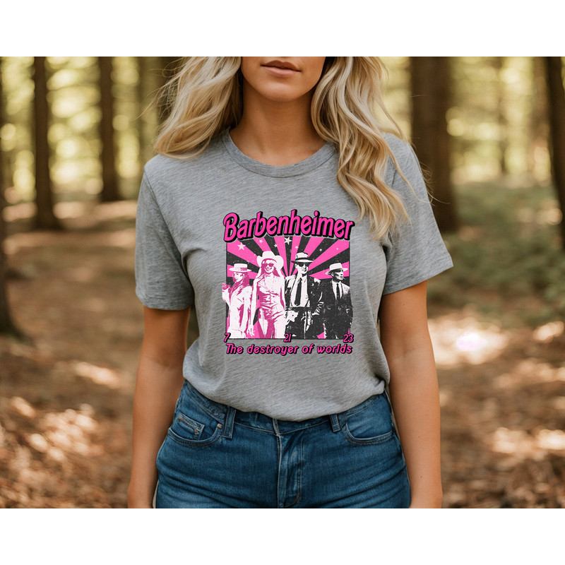 Barbenheimer Vintage Shirt,Barbie Tshirt,Come On Let's Go Party Tshirt,Destroyer Of Worlds,Doll Party Girl,Oppenheimer Shirt,Trendy Shirt - 6.jpg