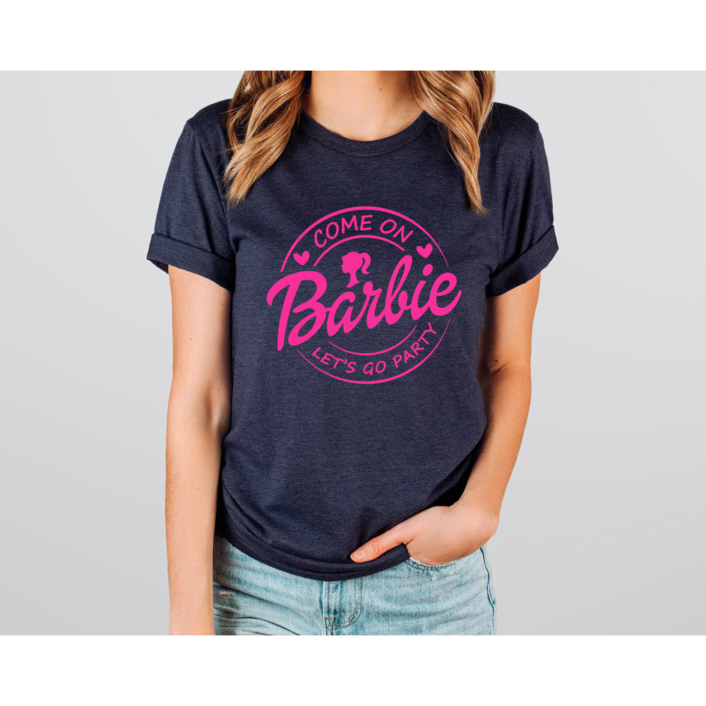 Barbie Tshirt For Girls,Lets Go Party Retro Shirt,Gift For Her,Barbie Shirt,Barbie Tshirt For Women,Gift For Her,Girl Birthday,Summer Cozy - 5.jpg