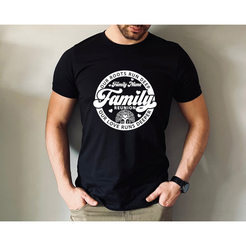 Custom Family Reunion Shirt,Our Roots Run Deep Shirt,Our Love Runs Deeper Shirt,Family Tree Shirt,Family Name Shirt, Family 2023 Tee - 3.jpg