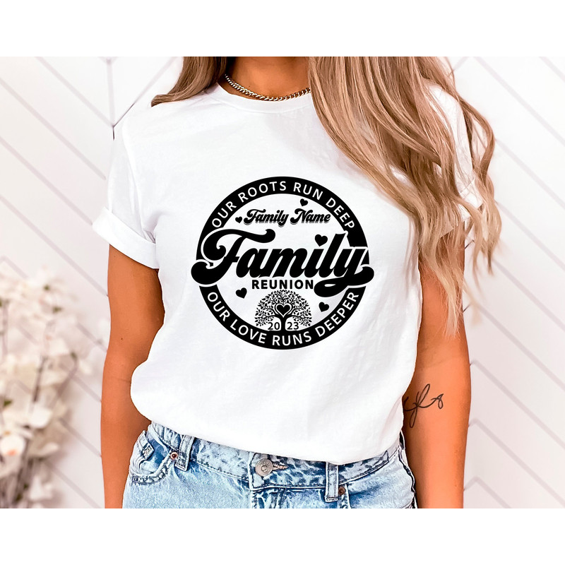 Custom Family Reunion Shirt,Our Roots Run Deep Shirt,Our Love Runs Deeper Shirt,Family Tree Shirt,Family Name Shirt, Family 2023 Tee - 7.jpg