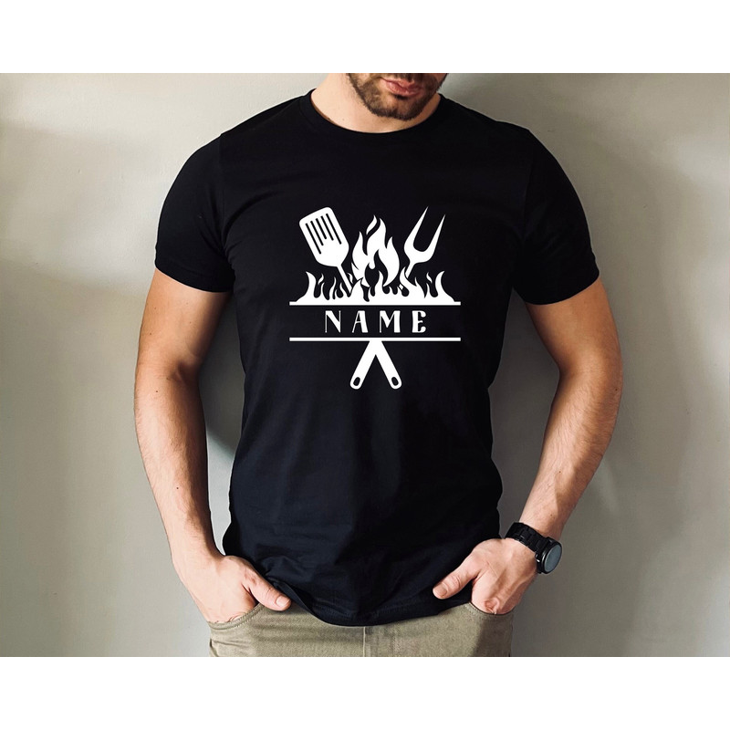 Custom Grill Shirt,Grill Master T-Shirt,Customized Grill Shirt,Funny Father,Personalized Grill Lover Shirts,Grill Lover,Grillfather Shirt - 1.jpg