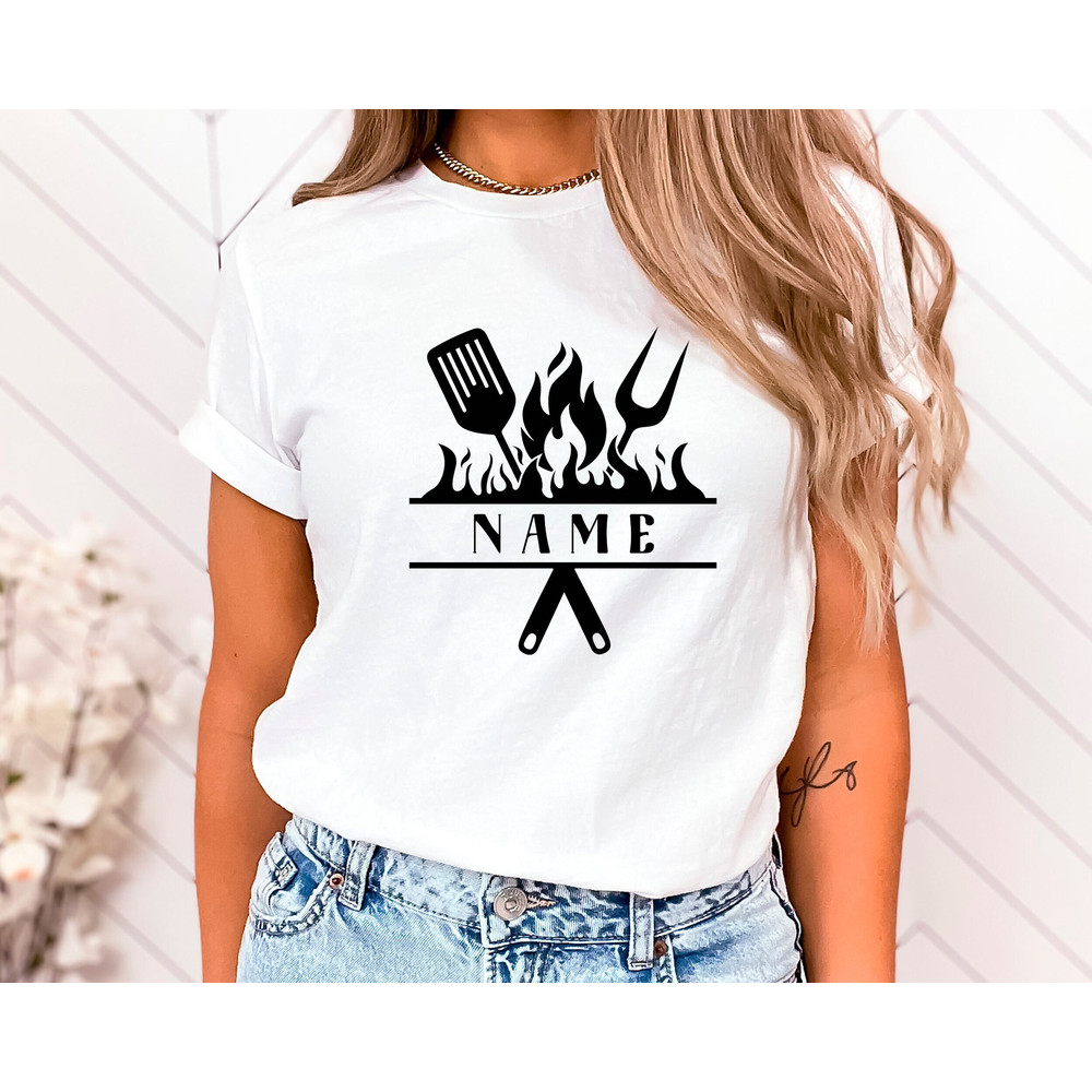 Custom Grill Shirt,Grill Master T-Shirt,Customized Grill Shirt,Funny Father,Personalized Grill Lover Shirts,Grill Lover,Grillfather Shirt - 2.jpg