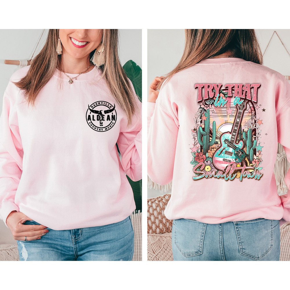 Jason Aldean Sweatshirt, Try that in a small town, Front and Back Sweatshirt,Jason Aldean Sweater,Country Music,Concert Sweatshirt,Nashville - 4.jpg