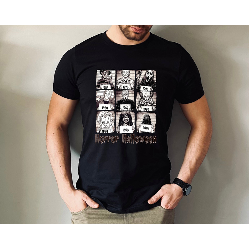 The Psycho Bunch Shirt,Horror Character Shirt,Michael Myers Shirt,Halloween Tshirt,Halloween Shirt,Horror Movie Characters Shirt, - 2.jpg