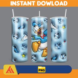 inflated mickey and friends cartoon tumbler, winnie the pooh tumbler wraps 20oz skinny sublimation (3)