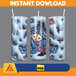 inflated mickey and friends cartoon tumbler, winnie the pooh tumbler wraps 20oz skinny sublimation (5)