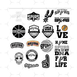 san antonio spurs bundle svg, sport svg, san antonio spurs svg, san antonio spurs logo svg, san antonio spurs fan svg, s