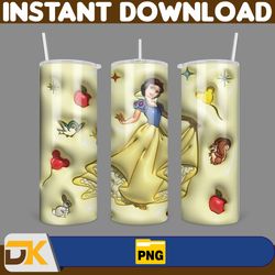 inflated mickey and friends cartoon tumbler, winnie the pooh tumbler wraps 20oz skinny sublimation (10)