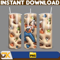 inflated mickey and friends cartoon tumbler, winnie the pooh tumbler wraps 20oz skinny sublimation (6)