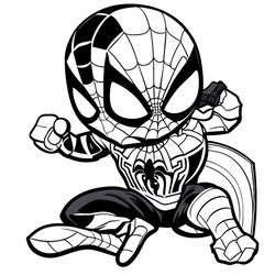 Spiderman Coloring Pages for Kids 1