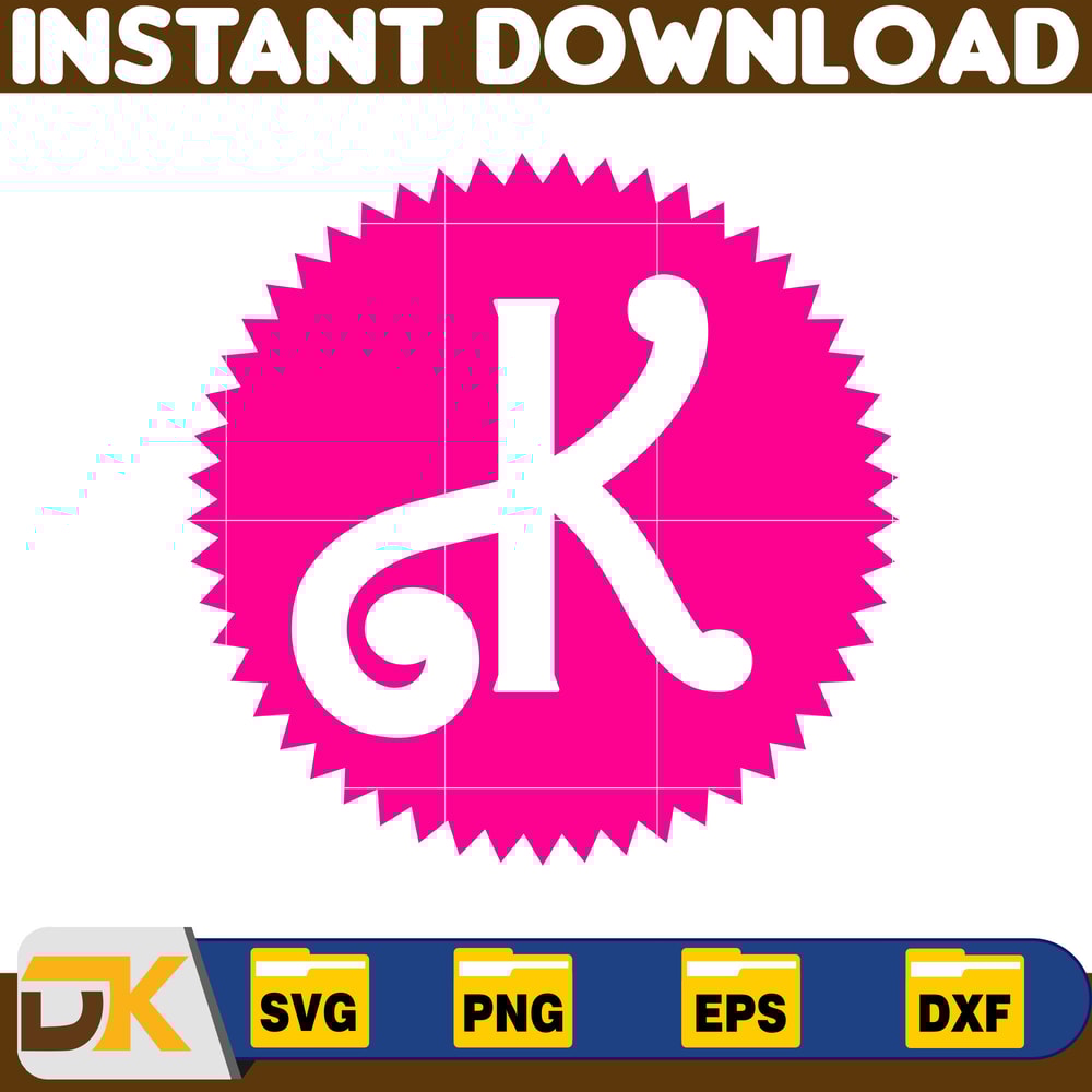 Barbi Icons Rainbow Inline Skate Flamingo Palm Ice Cream Sun, SVG PNG Clipart Digital Download (12).jpg