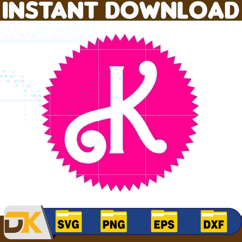 Barbi Icons Rainbow Inline Skate Flamingo Palm Ice Cream Sun, SVG PNG Clipart Digital Download (12).jpg