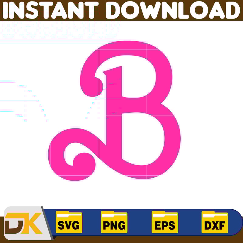 Barbi Icons Rainbow Inline Skate Flamingo Palm Ice Cream Sun, SVG PNG Clipart Digital Download (17).jpg