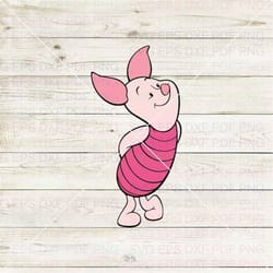piglet winnie the pooh 034 svg dxf eps pdf png, cricut, cutting file, vector, clipart