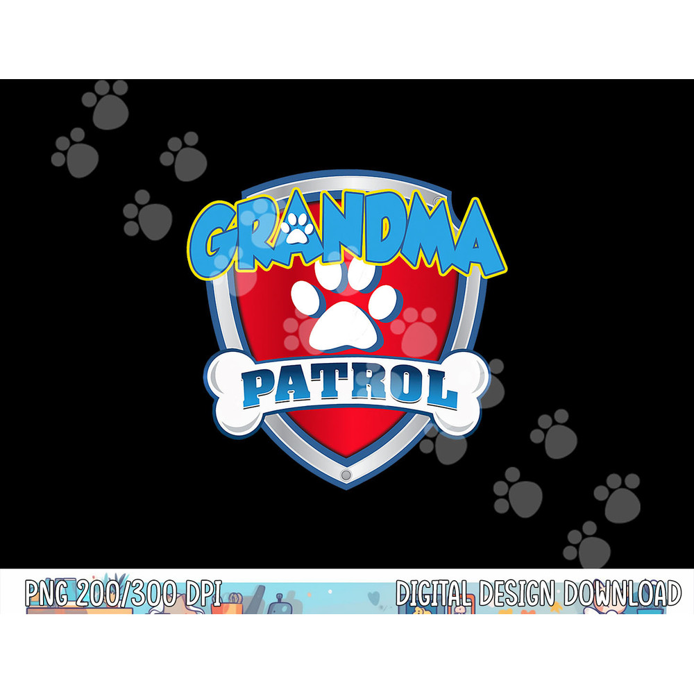 Funny Grandma Patrol - Dog Mom, Dad For Men Women  png, sublimation (1) copy.jpg