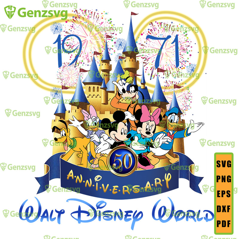50th Magical Anniversary Mouse Ears T-Shirts.jpg