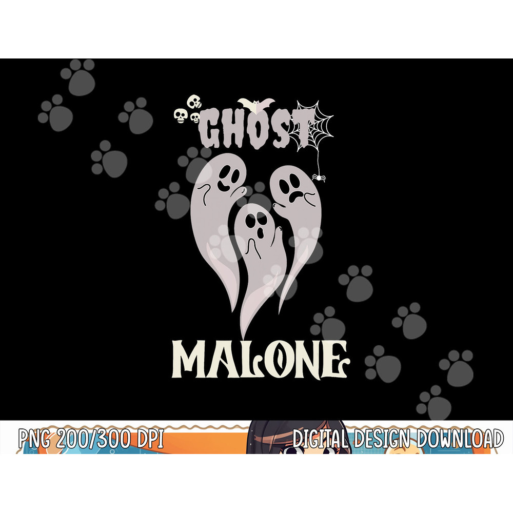 Funny Halloween Spooky Season Fall Season Cute Ghost Malone png, sublimation copy.jpg