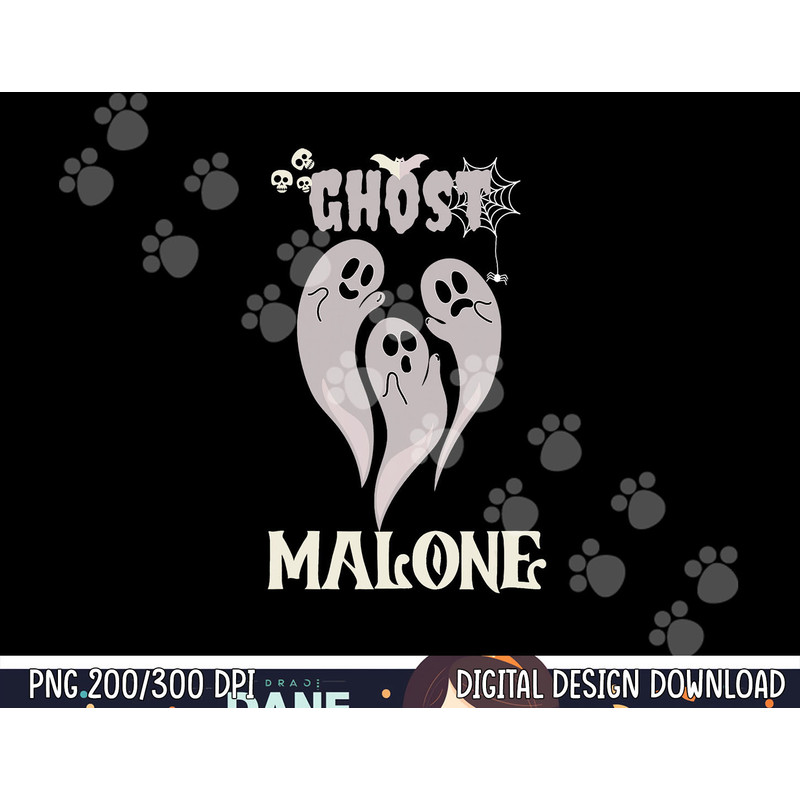 Funny Halloween Spooky Season Fall Season Cute Ghost Malone png, sublimation copy.jpg