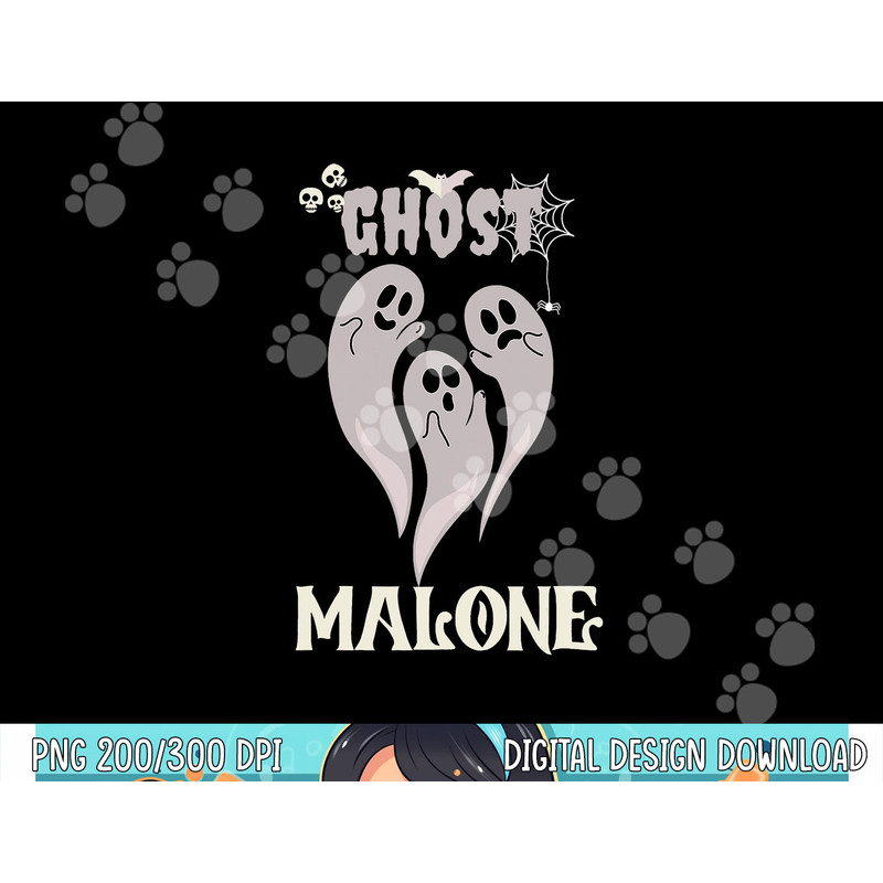 Funny Halloween Spooky Season Fall Season Cute Ghost Malone png, sublimation copy.jpg
