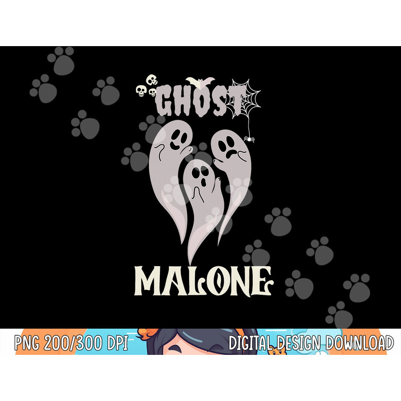 Funny Halloween Spooky Season Fall Season Cute Ghost Malone png, sublimation copy.jpg