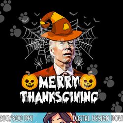 funny joe biden confused merry thanksgiving for halloween png, sublimation copy (2) copy