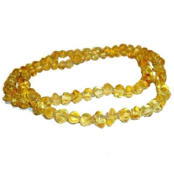 Adult Amber Necklace Jewelry for Women Yellow Genuine Gemstone Beads Necklace Natural Stone Beaded Baltic amber Jewelry 22 inches 56 cm the average size.jpg