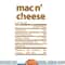 Funny Mac n Cheese Family Thanksgiving Nutrition Fact Food png, sublimation copy.jpg
