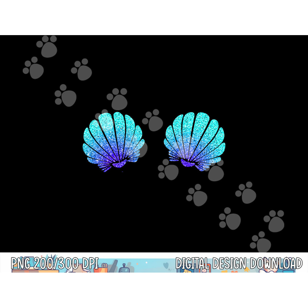 Funny Mermaid Sea Shell Bra Costume Halloween png,sublimation copy.jpg