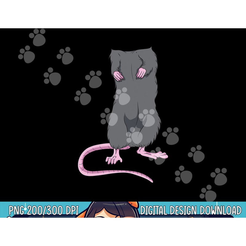 Funny Mouse Headless Halloween Rat Body Easy Costume Outfit png,sublimation copy.jpg
