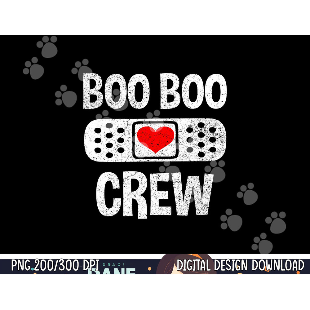 Funny Nurse Ghost Boo Crew Halloween Costume Womens Girls png,sublimation copy.jpg