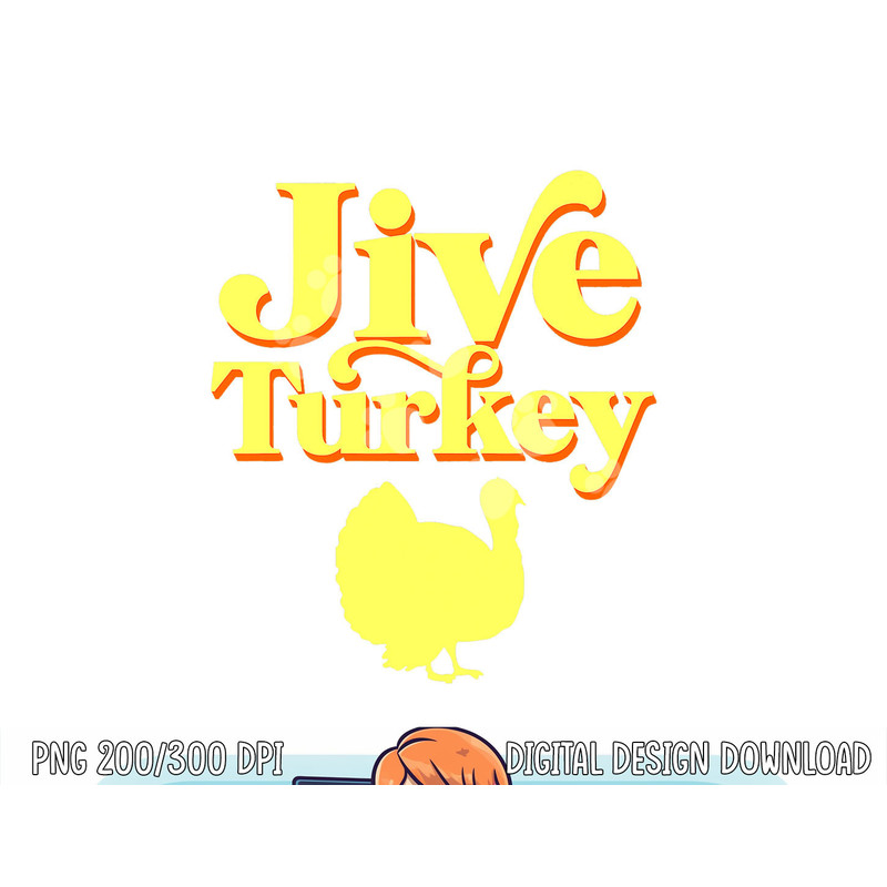 Funny Retro Jive Thanksgiving Turkey png, sublimation copy.jpg
