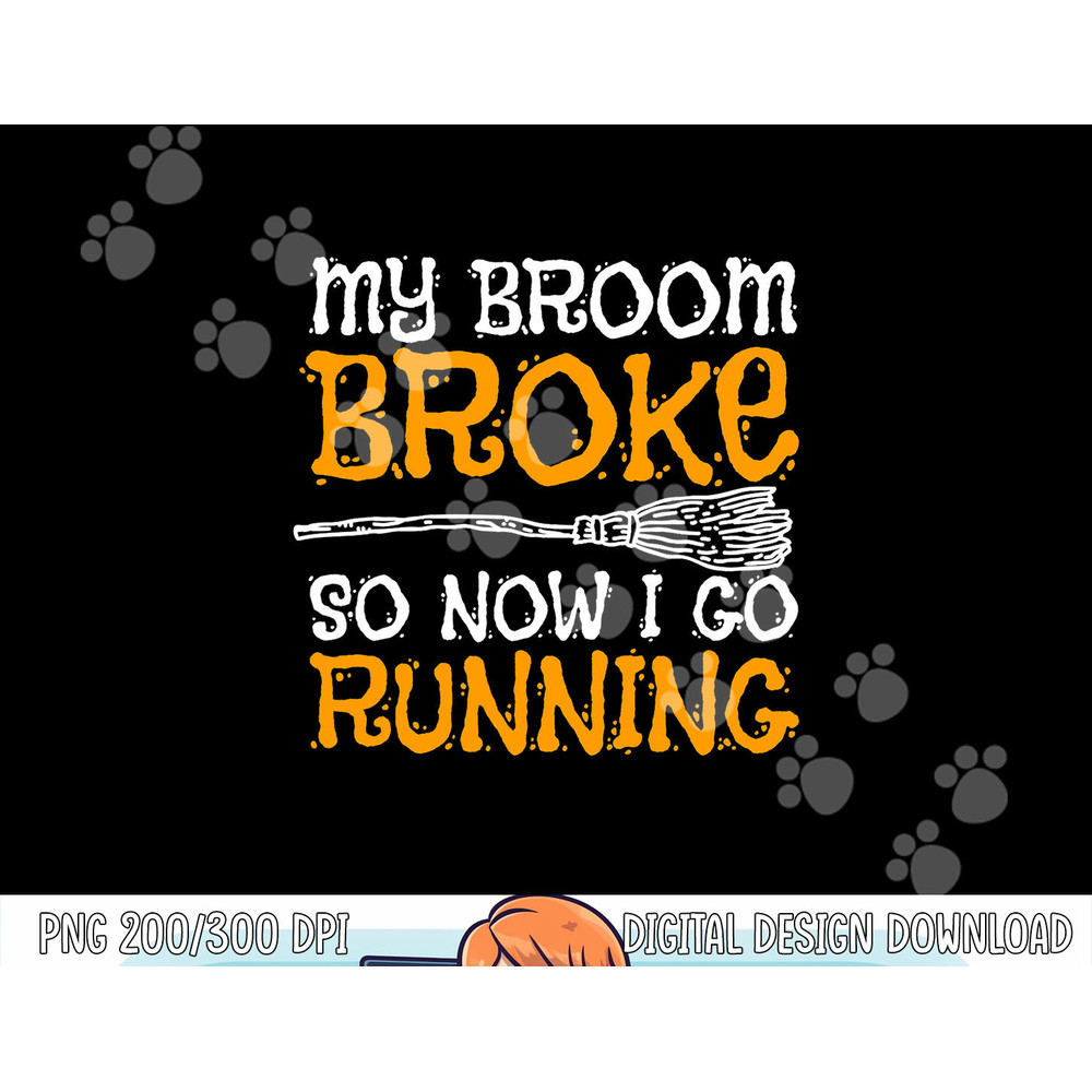 Funny Running Witch Halloween Costume png, sublimation copy.jpg