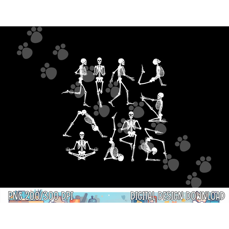 Funny Skeleton Yoga Halloween Costume Yogi Gifts Men Women png,sublimation copy.jpg