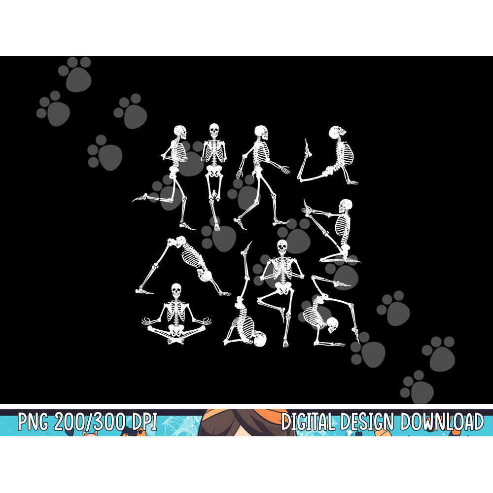 Funny Skeleton Yoga Halloween Costume Yogi Gifts Men Women png,sublimation copy.jpg
