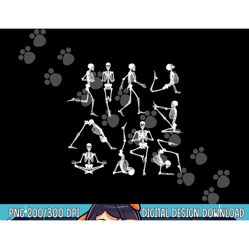 Funny Skeleton Yoga Halloween Costume Yogi Gifts Men Women png,sublimation copy.jpg