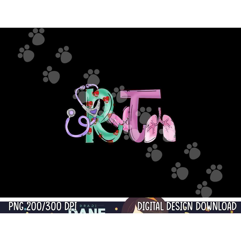 Funny Stethoscope With Heart RT Nurse Respiratory Therapist png, sublimation copy.jpg