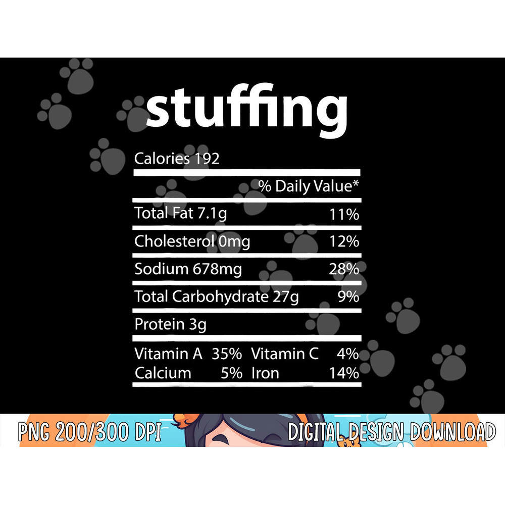 Funny Stuffing Family Thanksgiving Nutrition Facts Food Men png, sublimation copy.jpg