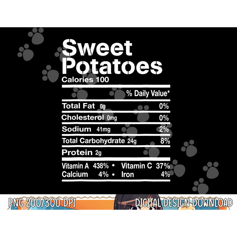Funny Sweet Potatoes Nutrition Facts Thanksgiving Costume png, sublimation copy.jpg