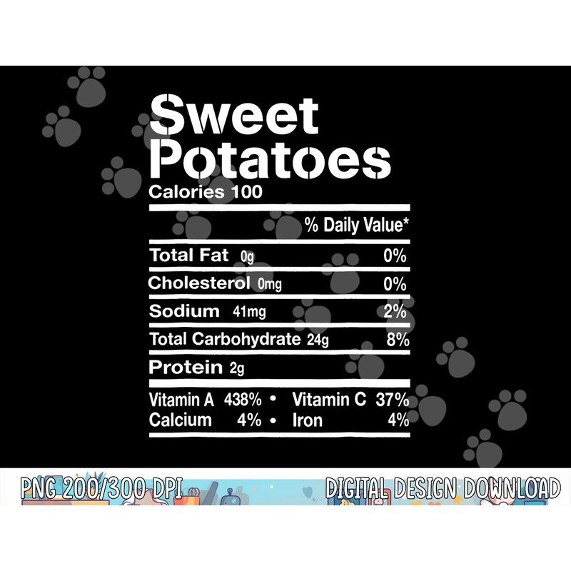 Funny Sweet Potatoes Nutrition Facts Thanksgiving Costume png, sublimation copy.jpg