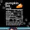 Funny Thanksgiving Food Apparel, Pumpkin Pie Nutrition Facts png, sublimation copy.jpg