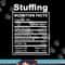 Funny Thanksgiving Stuffing Nutrition Facts Matching png, sublimation copy.jpg