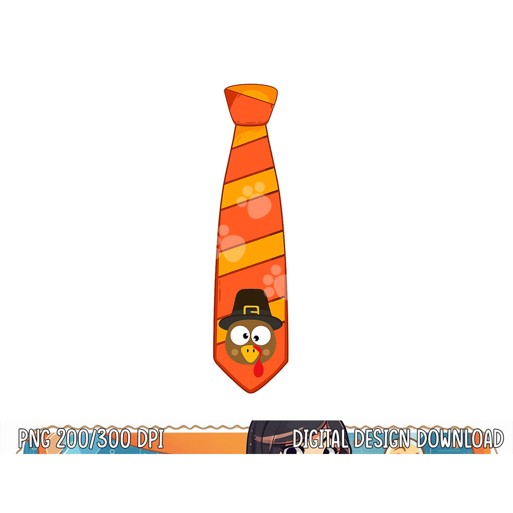 Funny thanksgiving tie with turkey for family dinner png, sublimation copy.jpg