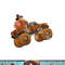 Funny Thanksgiving turkey day riding monster truck kids boy png, sublimation copy.jpg